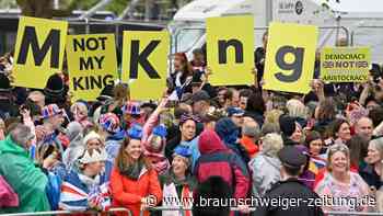"Nicht mein König": Monarchiegegner demonstrieren in London