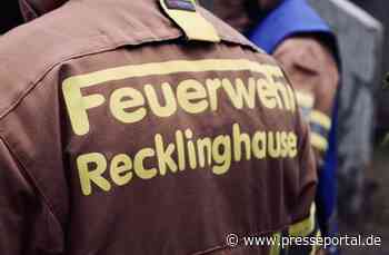 FW-RE: Brand im Gewerbebetrieb - keine verletzten Personen