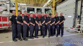 Private ceremony held to welcome 10 new firefighter-paramedics to Saskatoon