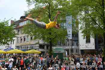 Artisten begeistern die Massen in Paderborn