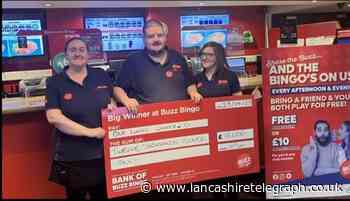Burnley resident wins £12,000 on Buzz Bingo