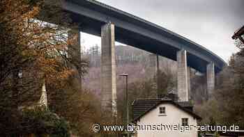 Rahmede-Talbrücke an A45 gesprengt - Wissing vor Ort