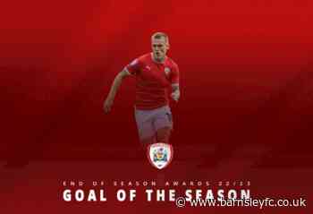 JOSH BENSON SCOOPS GOAL OF SEASON AWARD