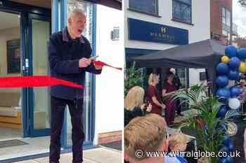 60s chart topper cuts ribbon at Heswall Dental Practice open day