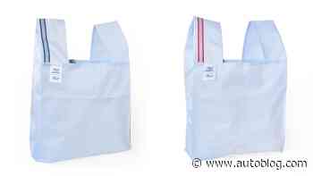 Subaru sells reusable shopping bags made of airbag scraps