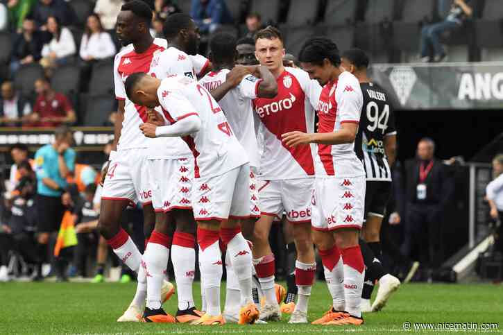 Monaco bat Angers (2-1) et relève la tête