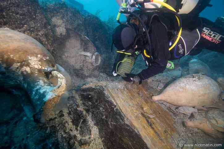 Ces plongeurs-archéologues vont faire parler l’épave échouée il y a 2.200 ans au large de l'île Sainte-Marguerite
