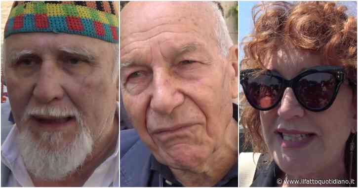 Staffetta per la pace, a Roma l’iniziativa con Mannoia, Ovadia e Travaglio. Bertinotti: “Sinistra politica moribonda, serve la società civile”