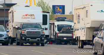 Alberta wildfire evacuees shelter in RVs in nearby towns: ‘I never imagined this’