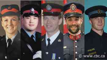 Provincial memorial honours 5 Ontario police officers who died in the line of duty