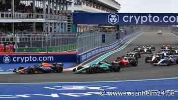 Formel 1 jetzt im Live-Ticker: Starker Start von Pérez in Miami - überholt er heute Verstappen?