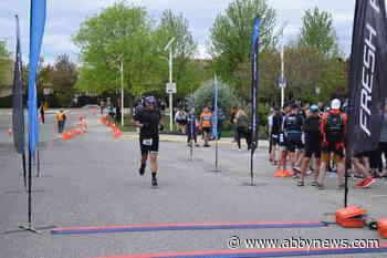 On water, wheels, and feet; Triathletes come to Kelowna for annual Cherry Blossom race