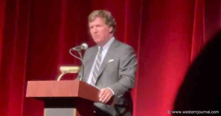 Videos from Tucker's First Public Speech Since Fox Ouster Emerge: 'Sounding Very Candidate-Like'