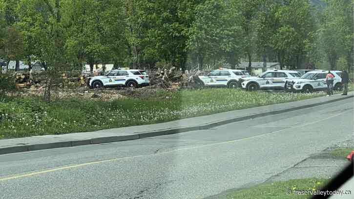 Heavy police presence near Skwah First Nation in Chilliwack Sunday