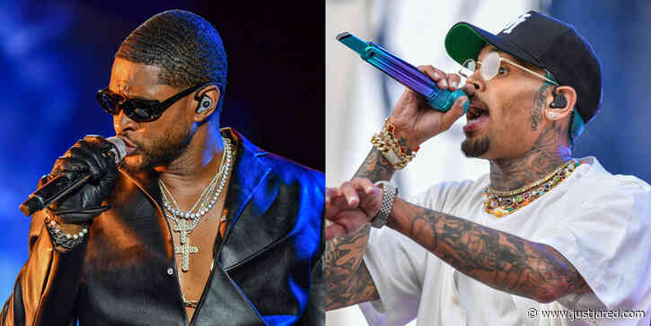 Usher & Chris Brown Take the Stage at Same Music Festival as Details Emerge About Their Alleged Altercation the Night Before