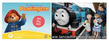 Paddington Bear arriving at East Lancs Railway this May bank holiday