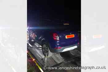 Driver with provisional license drove alone on M55 near Blackpool