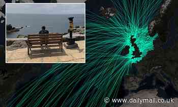 Interactive map shows precisely which countries are directly across the sea from the UK coastline