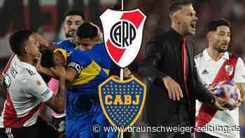 Wilde Szenen: Sieben Rote Karten in Argentiniens Superclasico