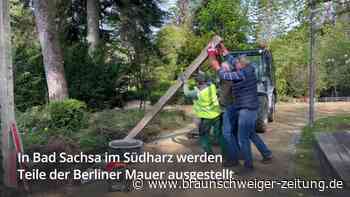 In Bad Sachsa steht nun ein Stück der Mauer