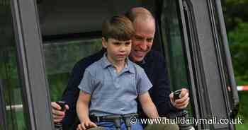 Pictures as Prince Louis digs in to help renovate Scout hut in Big Help Out