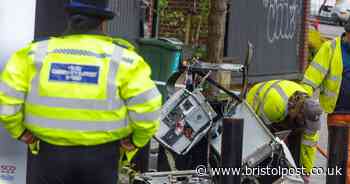 Cash machine destroyed and cars destroyed in 'explosion' in Bristol