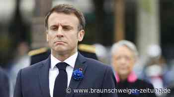 Macron erinnert an Ende des Zweiten Weltkriegs - ohne großes Publikum