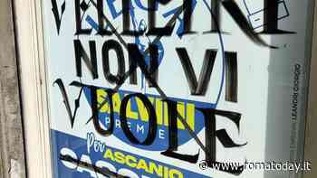 "Velletri non vi vuole", vandali imbrattano la sede della Lega