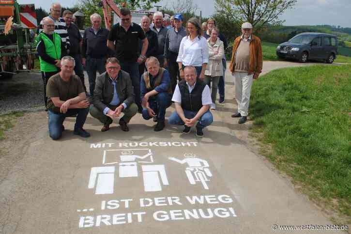 Kalletal: Piktogramm ruft zur Rücksicht auf