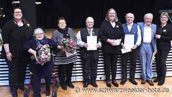 Ehrungen beim Liederkranz Haiterbach: Lange  Treue zum 150-jährigen Chor