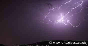 Thunder forecast for South West tomorrow