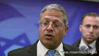 EU sagt Empfang in Israel wegen Teilnahme von Ben-Gvir ab