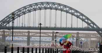 Hour-by-hour Met Office forecast shows North East set for a wet week with risk of thunder on Tuesday