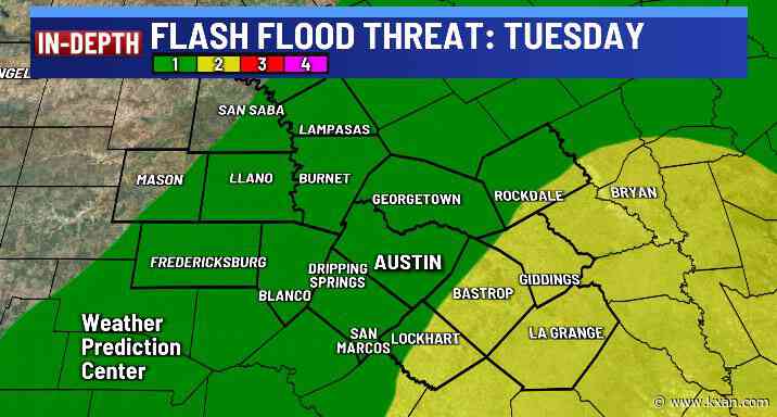 Wettest week in months with periods of heavy rain expected