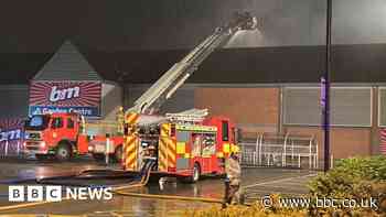 Fire breaks out at Blackburn B&M store