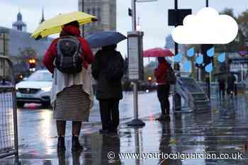 London weather: Met Office forecasts week long heavy rain