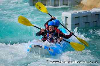 Hot Dog kayaking at Lee Valley White Water Centre North London