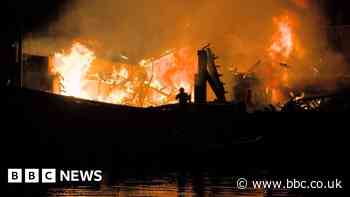 Man charged with arson after Bristol boat yard fire