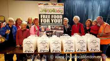 Arts Society of West Essex donates craft items to food charity 3Food4U