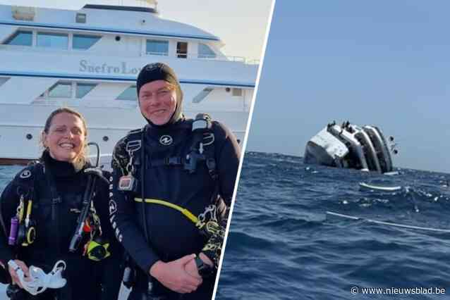 Lies en Rob ontsnappen aan dood na schipbreuk op Rode Zee: “Het waren de langste minuten van ons leven”