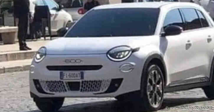 Fiat 600, ecco la prima immagine del nuovo suv nel centro di Roma