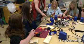 Saskatoon students help mobility-limited kids by building electronics