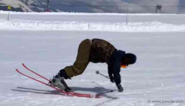 Pro Skier Attempts The World's Longest Nose Butter