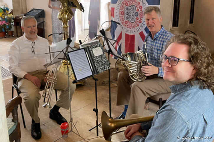 A local delegation went to England’s Arlington to celebrate the coronation