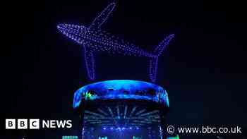 Captivating drone display at King's Coronation concert