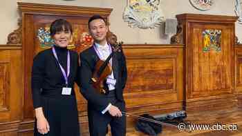 Regina Symphony Orchestra musicians play at King Charles's coronation