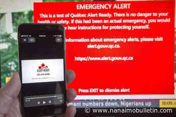 This is only a test: Emergency alert going off in B.C.