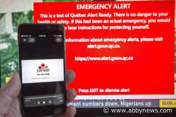 This is only a test: Emergency alert going off in B.C.