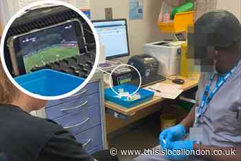 Queen Elizabeth Hospital nurse caught watching football at work