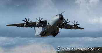 Military transporter plane A400M issues emergency call near Bristol